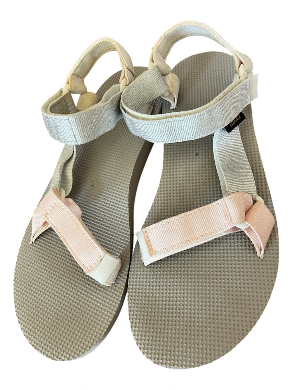 Teva Original Universal Sport Sandals Pink Gray White Women’s Size 10